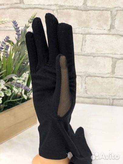Перчатки женские сетка