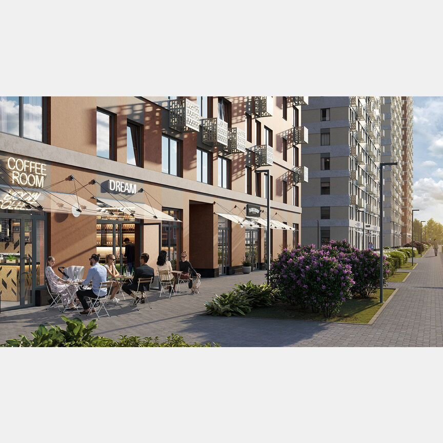 2-к. квартира, 47,5 м², 23/23 эт.