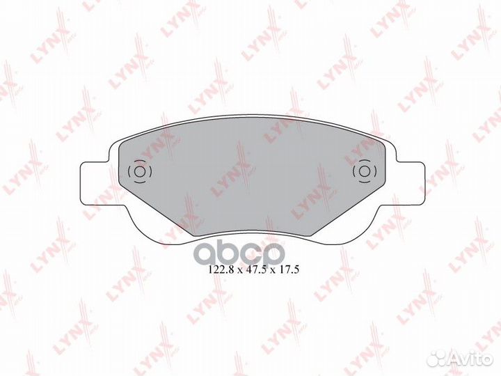 Колодки тормозные дисковые перед BD6103 LYN