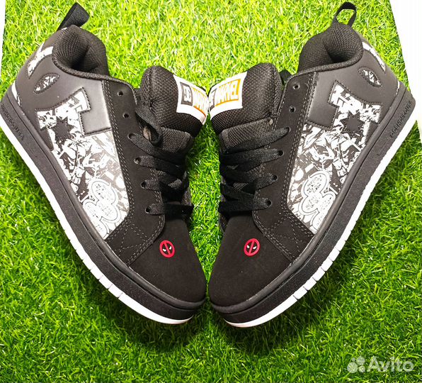 Кеды Дутыши Marvel x DC Shoes: коллекция дэдпул