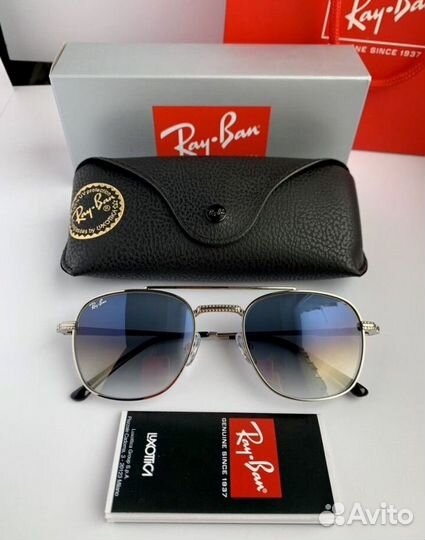 Очки ray ban frank голубые