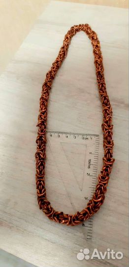 Цепь медная Тяжёлая без замка