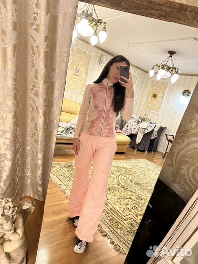 Горнолыжный костюм куртка брюки кофта 42-44