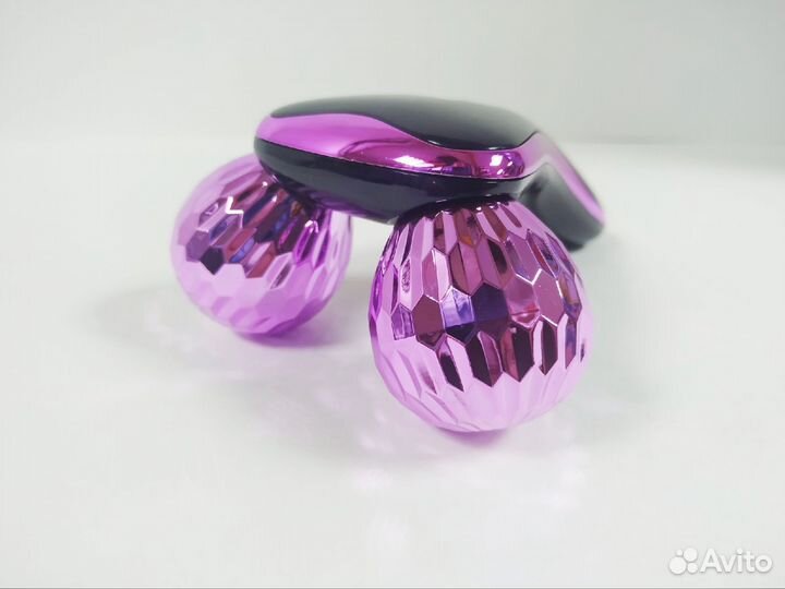 Роликовый массажер для лица и тела