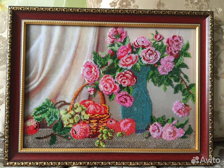 Картины вышитые бисером