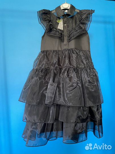 Платье уэнсдей Wednesday для девочки 116-128