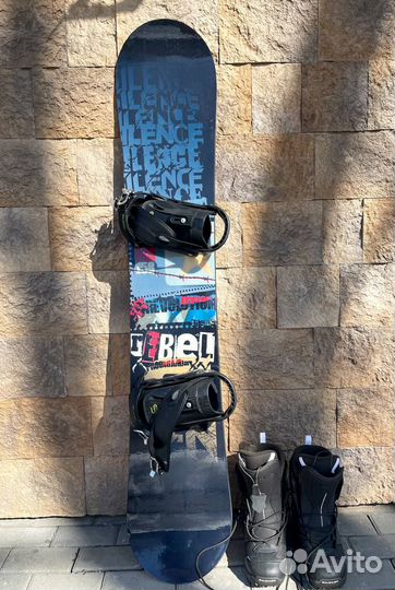 Сноуборд Silence, ботинкиSalomon - комплект