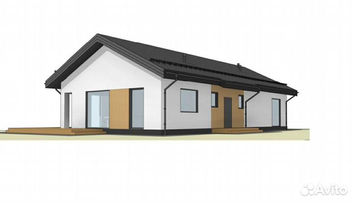 Проект дома из газобетона Микеа 5 Black