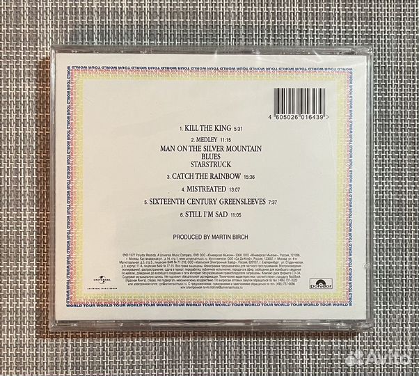 Rainbow - On Stage CD Rus