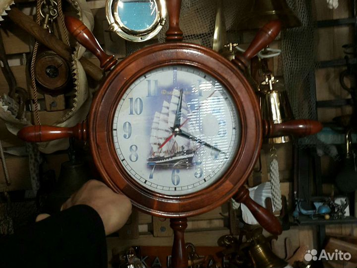 Рында штурвал подарок в морском стиле