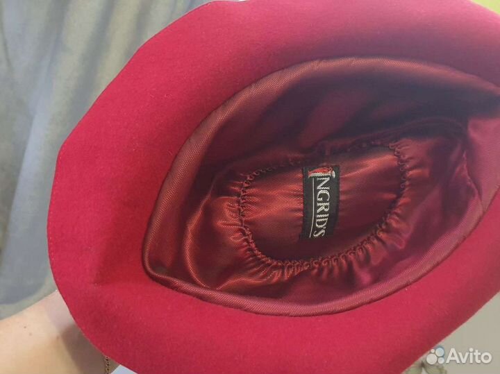 Шляпа фетровая женская