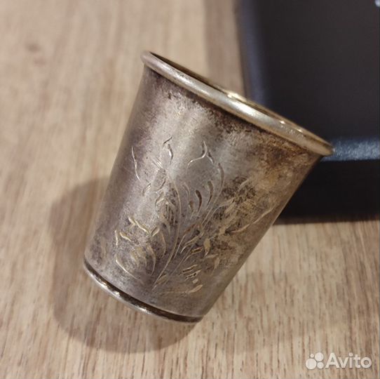 Стопка из серебра, СССР, клеймо