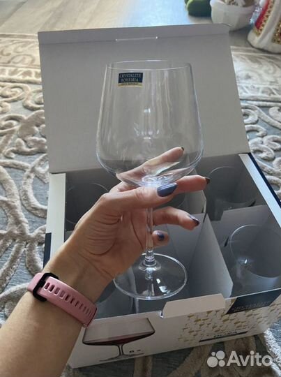 Бокалы для красного вина 600 мл Чехия