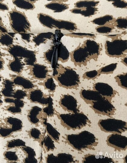 Платье леопардовое