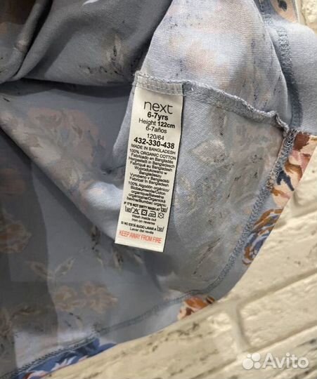 Платье Next 122 для девочки