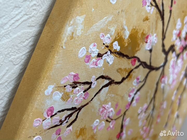 Картина акрилом Сакура