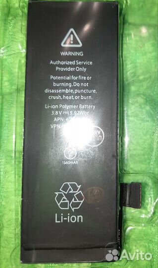 Новый аккумулятор на iPhone 5c