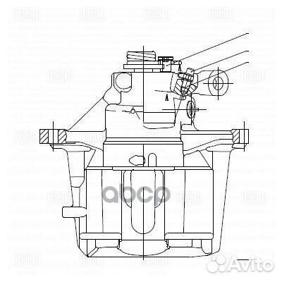 Суппорт торм. для а/м Citroen C5 (01) пер. лев
