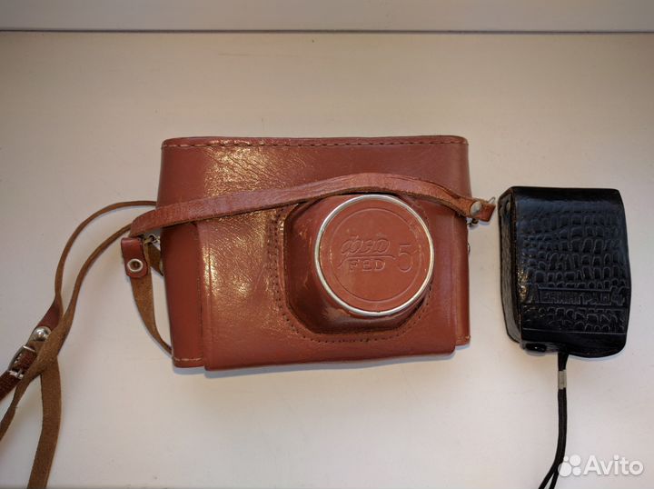 Фотоаппарат фэд-5, фотоэкспонометр Ленинград-4