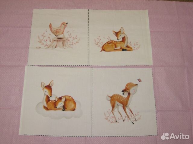 Панели для бортиков,подушек,ткань