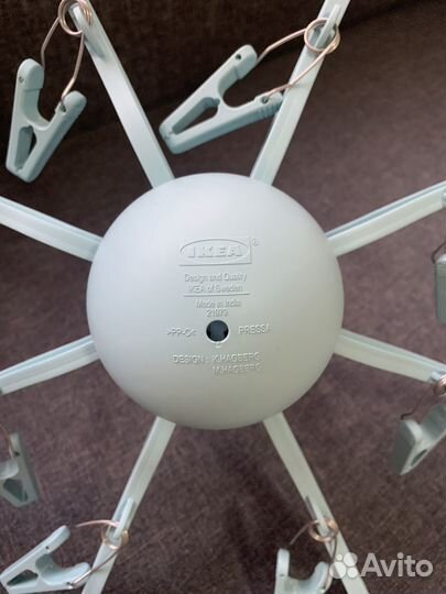 Сушилка для белья осьминог IKEA с 16 прищепками