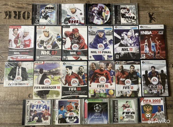 FIFA NHL NBA - 21 игра для PC (2001-2013)