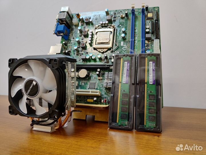 Материнская плата 1155+i5-3570+16Gb+Кулер