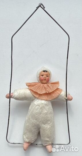 Ватные елочные игрушки СССР