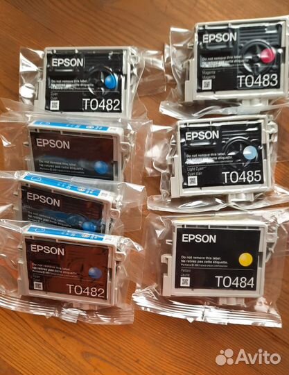 Чернила картриджи к epson
