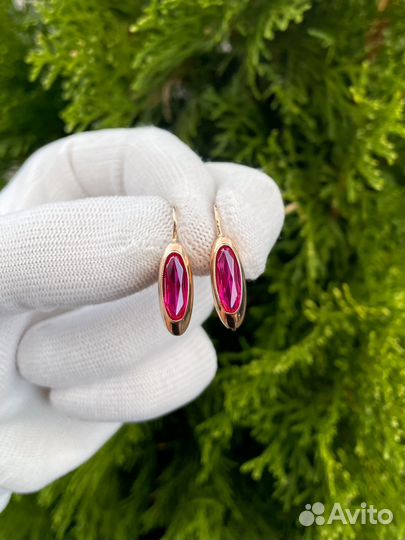 Золотые серьги 583 проба СССР