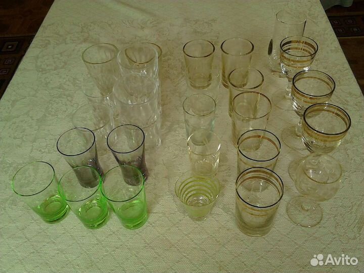Стопки, рюмки, стаканчики