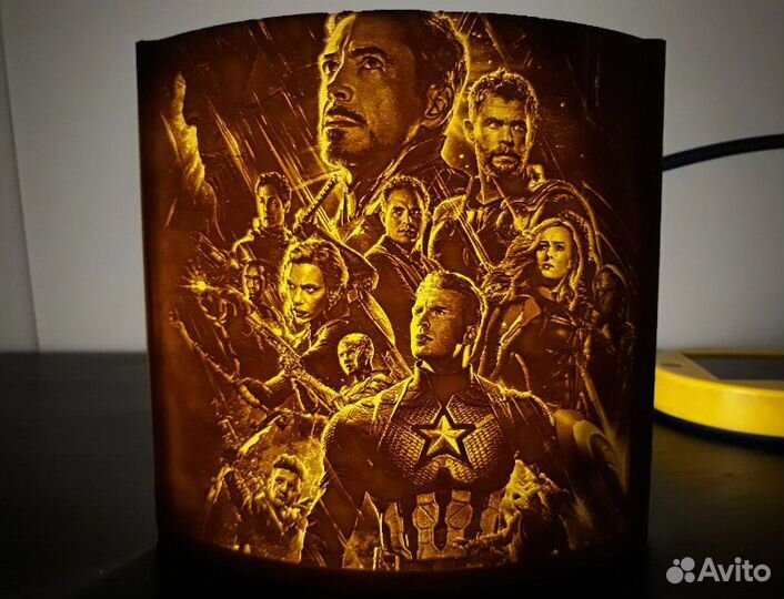 Литофания. Светильник по вашим фото