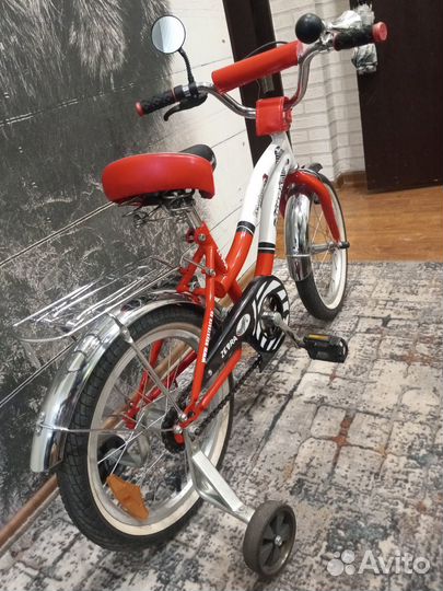 Велосипед детский zebra novatrack 16 дюймов