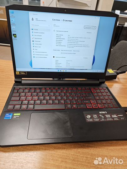 Ноутбук Acer Nitro 5 i5-11300H GTX 1650