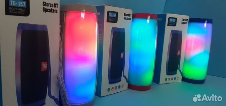 Блютуз колонка Рulse c эффектом пульсирующего дыма