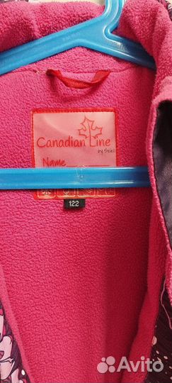 Зимний комбинезон для девочки 122 Canadian line