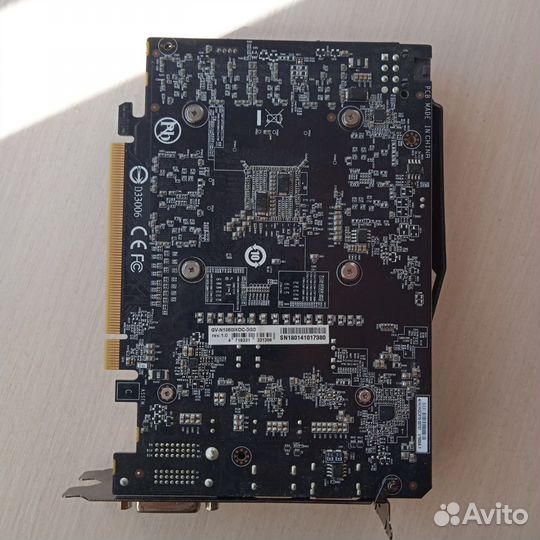 Видеокарта gtx 1060 3gb gigabyte