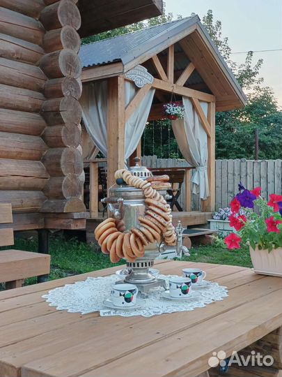 Аренда беседки + бани