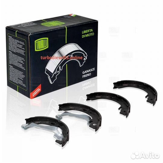 Колодки торм. для а/м Toyota Corolla (06) барабан. ст. торм. 172x22 (GF 1902) GF1902 trialli