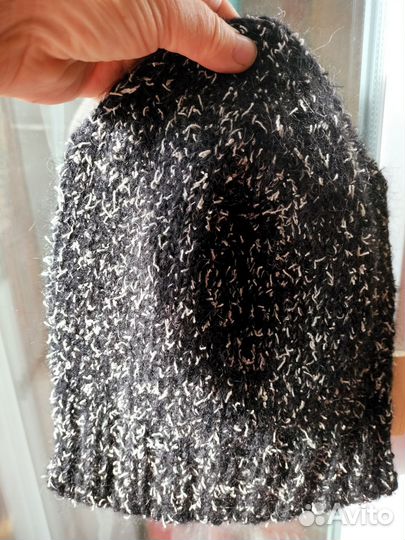 Шапка женская вязаная ручная работа