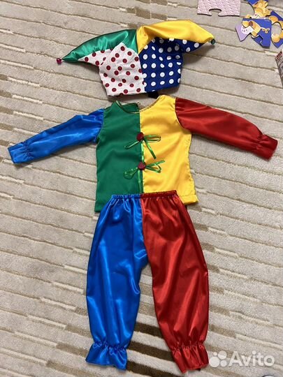 Детский костюм петрушки