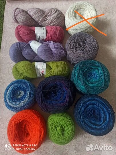 Пряжа для вязания шерсть прибалтийская 