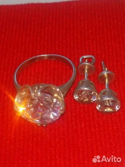 Серьги,кольцо