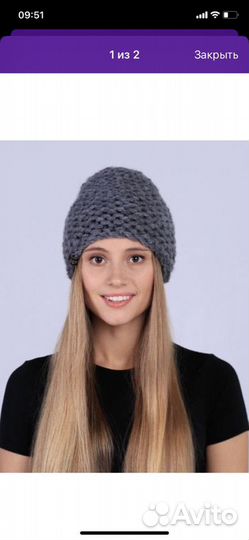Комплект шапка и снуд