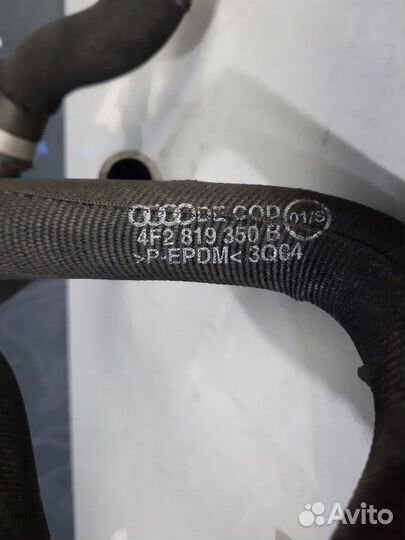 Патрубок печки Audi A6 C6 AUK 2005