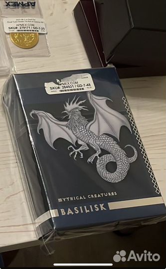 Коллекционные монета Василиск