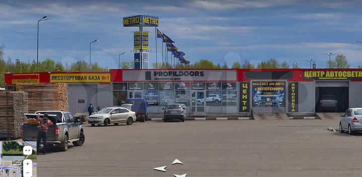 Уличный павильон первая линия, 72 м²