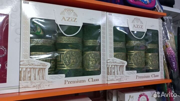 Полотенца в коробке.(Турция,хлопок)