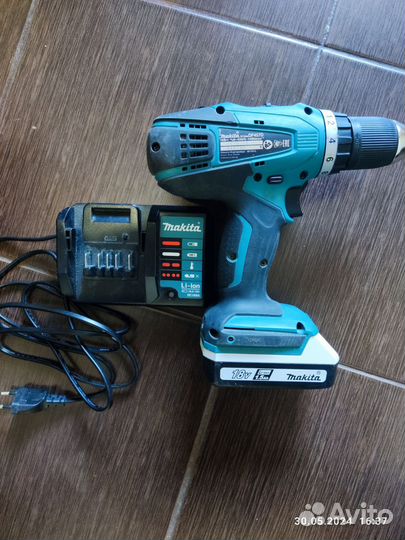 Аккумуляторная дрель шуруповерт makita 18v