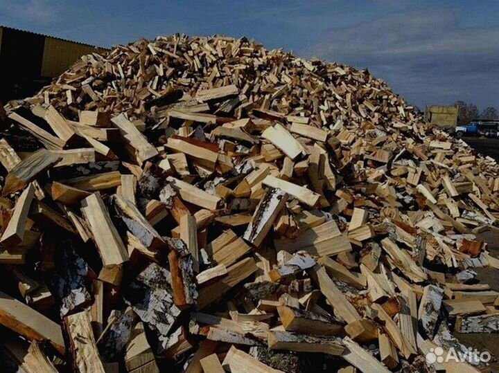 Дрова березовые. Колотые